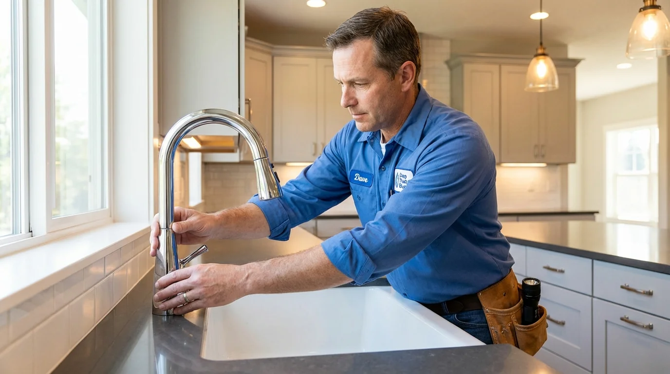 Kitchen faucet installation by Johns Plumbing LLC in Colorado Springs